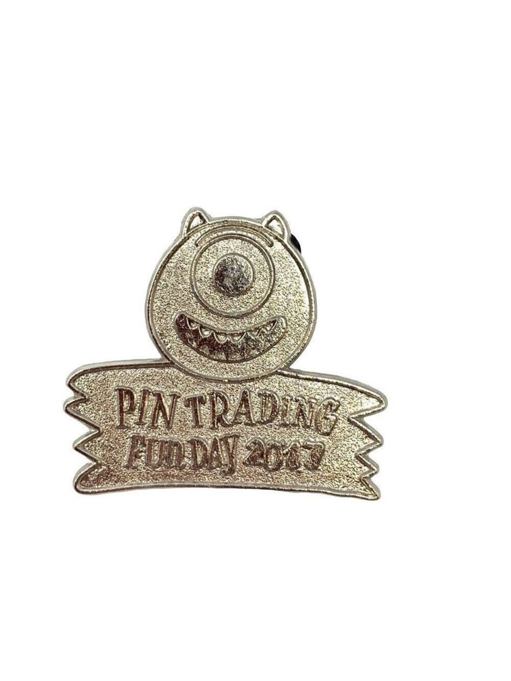 Disney Trading Pin Mike Wazowski Monsters Inc Shanghai Resort 2017 Fun Day